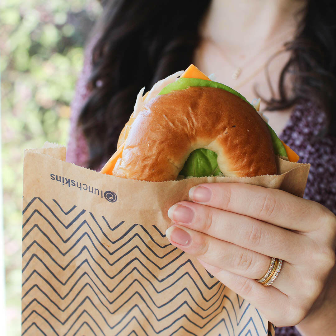 Compostable Paper Quart (XL) Sandwich Bags - Lunchskins