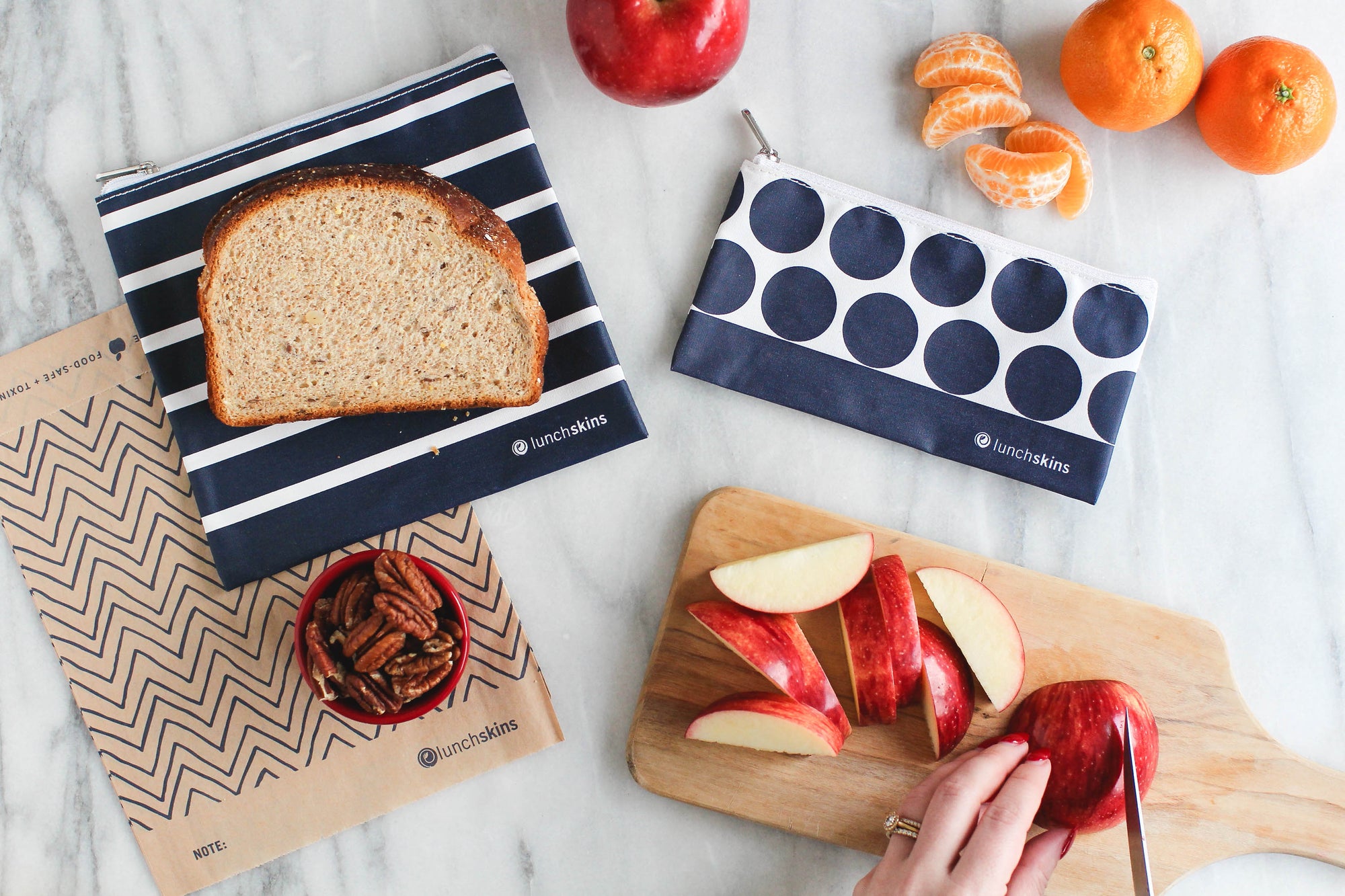 Recyclable Food Storage Sandwich Bags Shark – Lunchskins