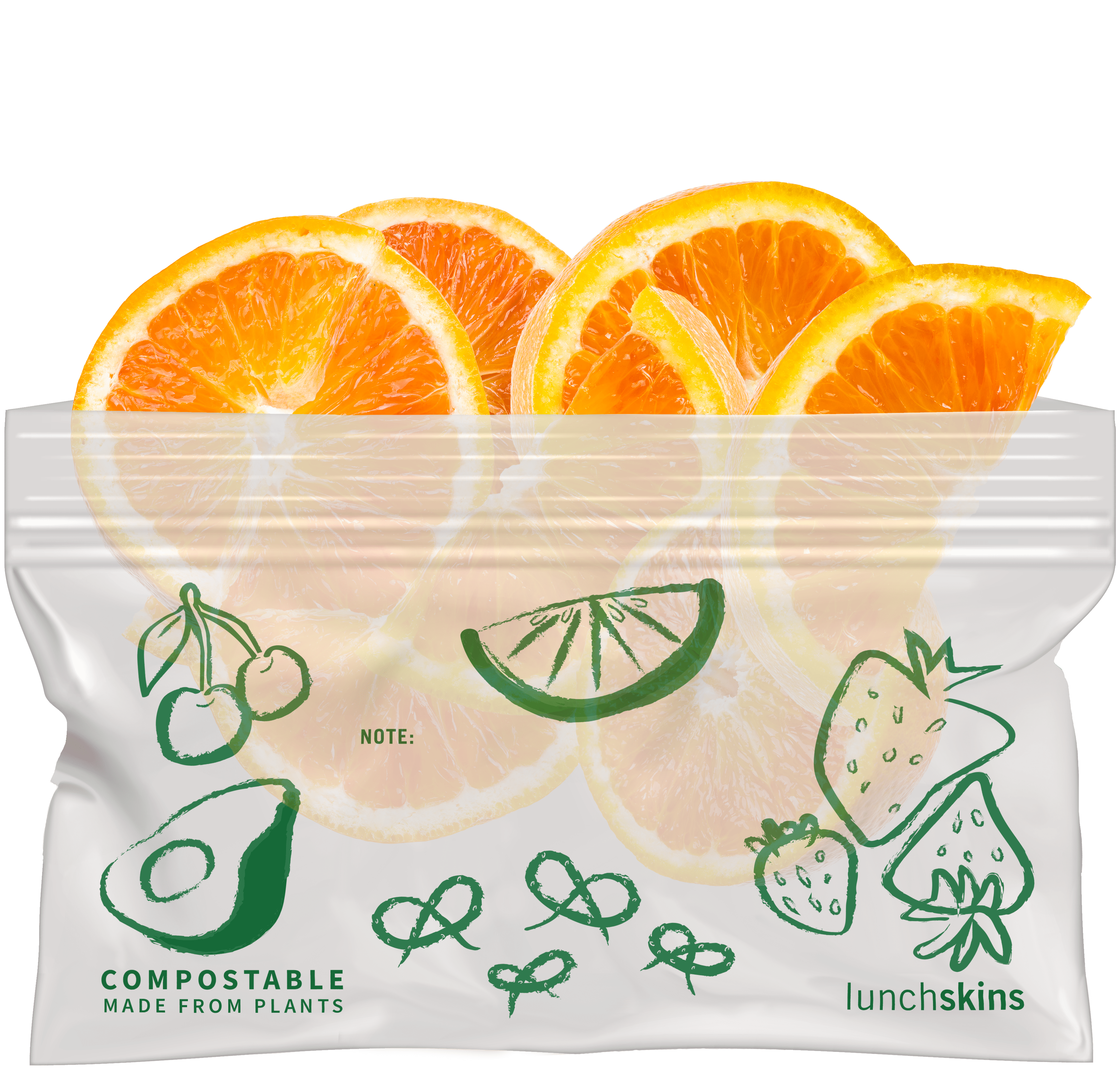 Ziptop Compostable Freezer-Safe Snack Storage Bags - Lunchskins