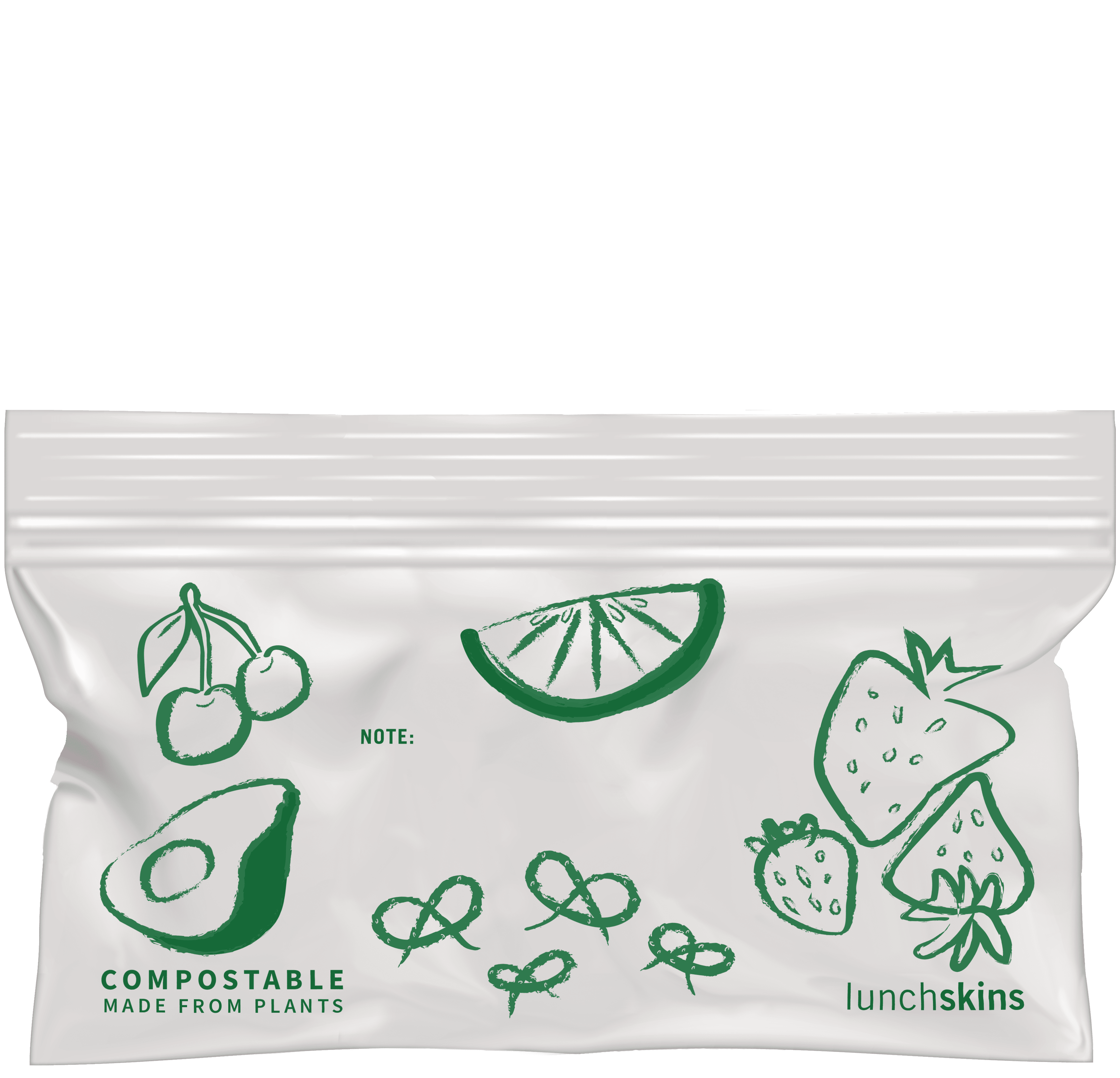 Ziptop Compostable Freezer-Safe Snack Storage Bags - Lunchskins