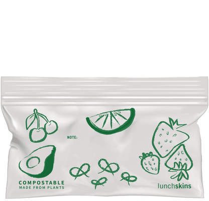 Ziptop Compostable Freezer-Safe Snack Storage Bags - Lunchskins